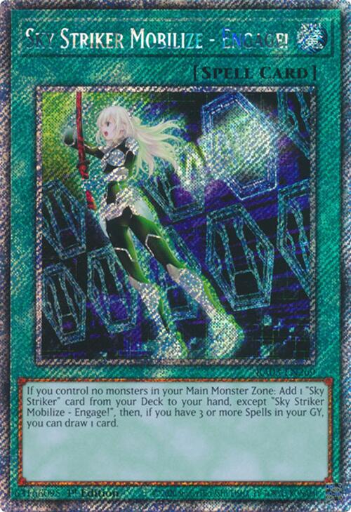 Sky Striker Mobilize - Engage! (Platinum Secret Rare) [RA03-EN269] Platinum Secret Rare | Gear Gaming Fayetteville