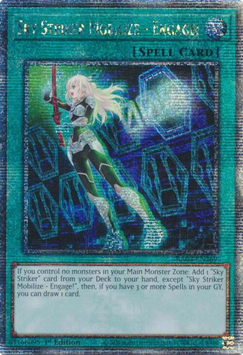 Sky Striker Mobilize - Engage! (Quarter Century Secret Rare) [RA03-EN269] Quarter Century Secret Rare | Gear Gaming Fayetteville