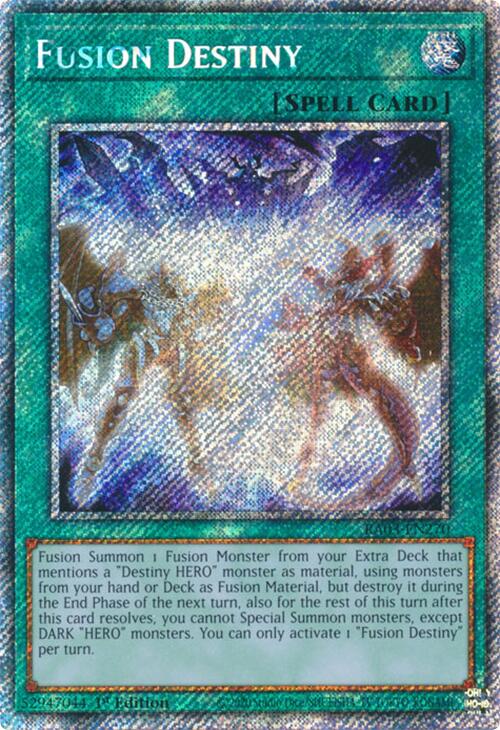 Fusion Destiny (Platinum Secret Rare) [RA03-EN270] Platinum Secret Rare | Gear Gaming Fayetteville