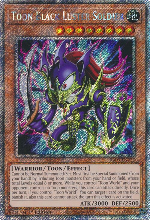 Toon Black Luster Soldier (Platinum Secret Rare) [RA03-EN272] Platinum Secret Rare | Gear Gaming Fayetteville