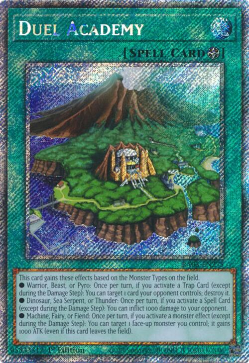 Duel Academy (card) (Platinum Secret Rare) [RA03-EN275] Platinum Secret Rare | Gear Gaming Fayetteville