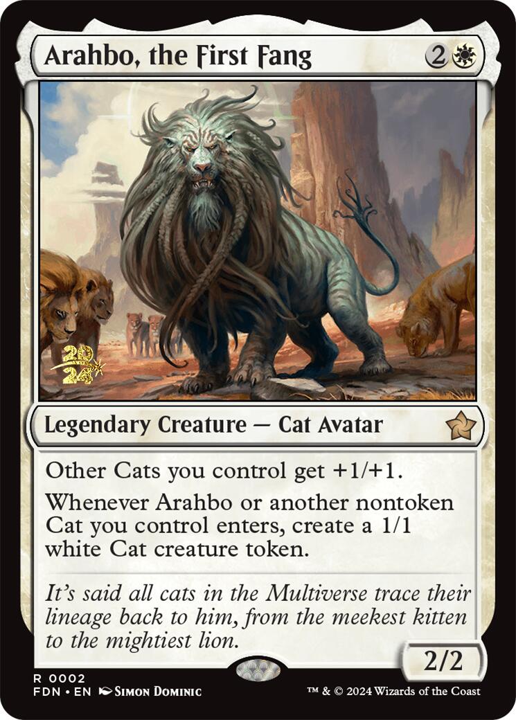 Arahbo, the First Fang [Foundations Prerelease Promos] | Gear Gaming Fayetteville