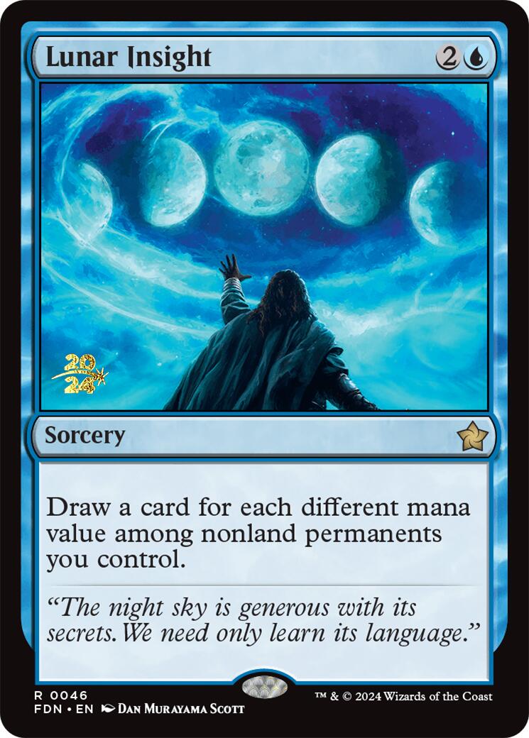 Lunar Insight [Foundations Prerelease Promos] | Gear Gaming Fayetteville