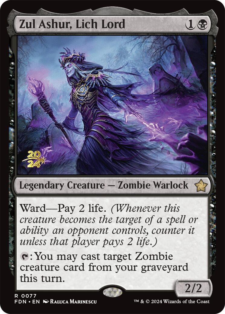 Zul Ashur, Lich Lord [Foundations Prerelease Promos] | Gear Gaming Fayetteville