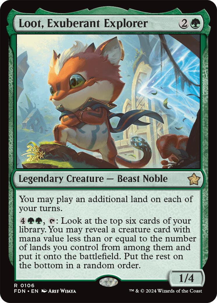 Loot, Exuberant Explorer [Foundations Prerelease Promos] | Gear Gaming Fayetteville