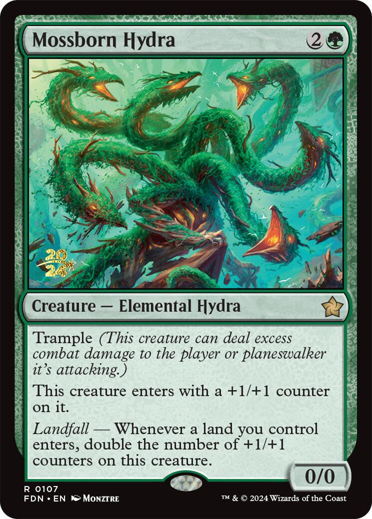 Mossborn Hydra [Foundations Prerelease Promos] | Gear Gaming Fayetteville