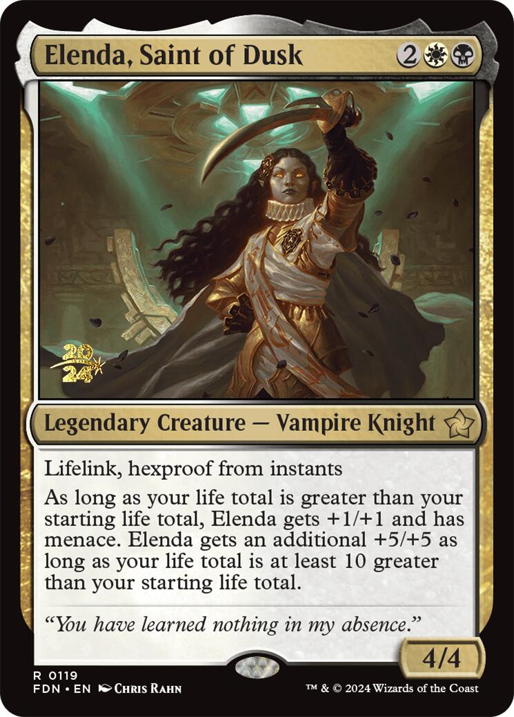 Elenda, Saint of Dusk [Foundations Prerelease Promos] | Gear Gaming Fayetteville