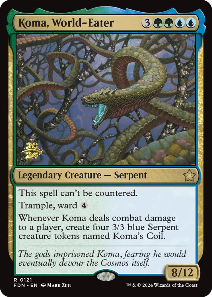 Koma, World-Eater [Foundations Prerelease Promos] | Gear Gaming Fayetteville