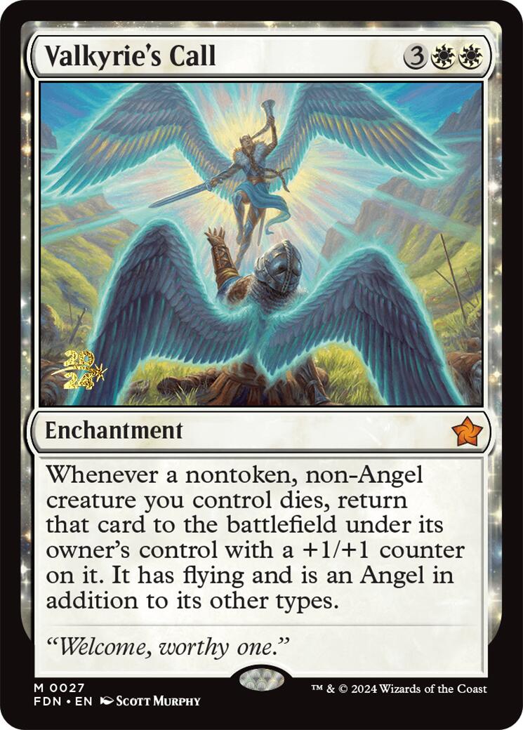 Valkyrie's Call [Foundations Prerelease Promos] | Gear Gaming Fayetteville