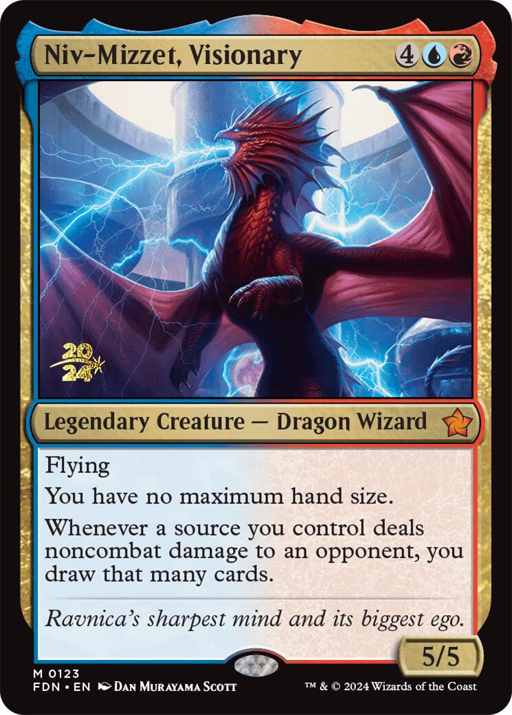 Niv-Mizzet, Visionary [Foundations Prerelease Promos] | Gear Gaming Fayetteville