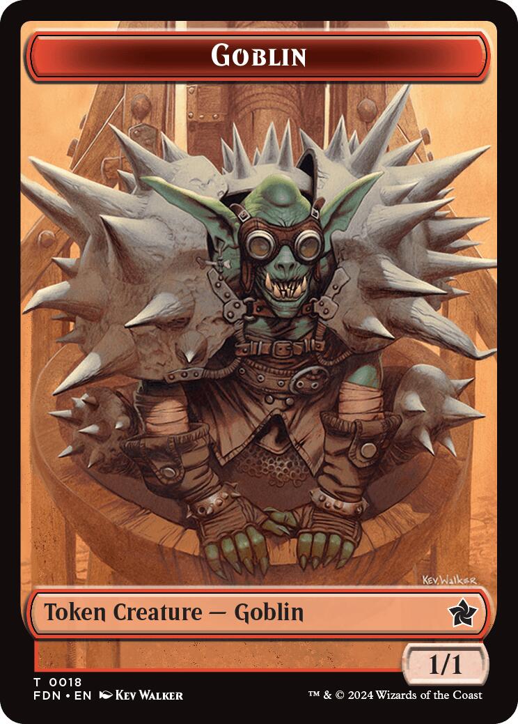 Drake // Goblin Doubled-Sided Token [Foundations Tokens] | Gear Gaming Fayetteville