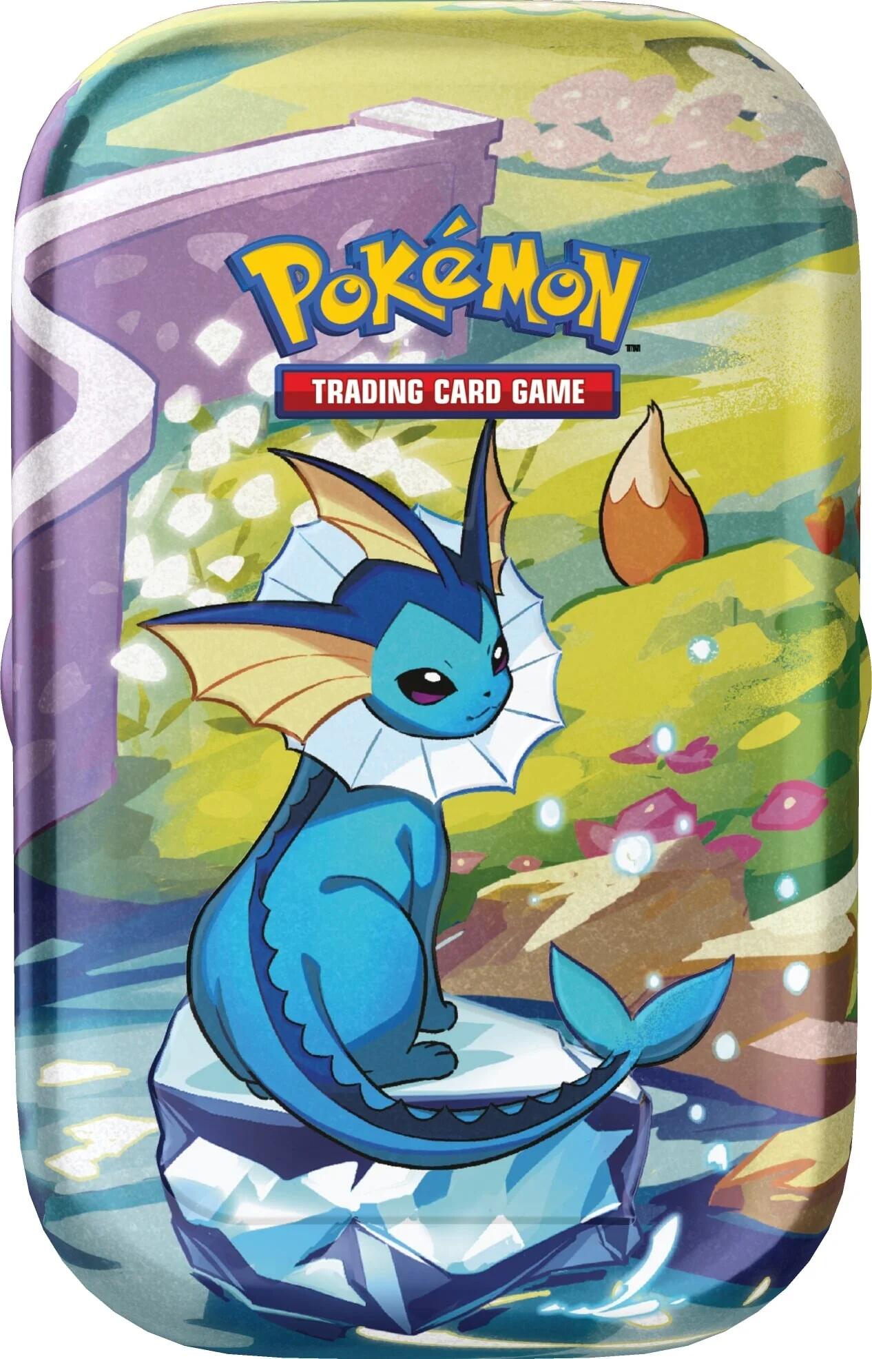 Scarlet & Violet: Prismatic Evolutions Mini Tin (Vaporeon) | Gear Gaming Fayetteville