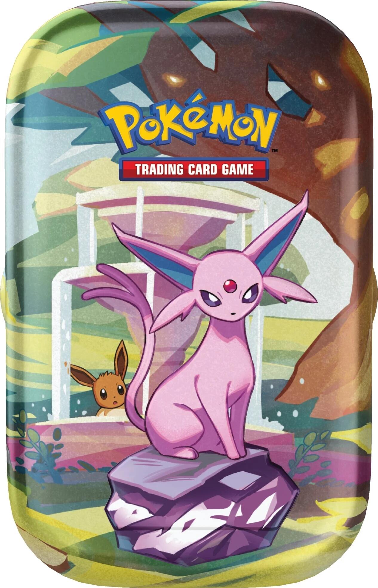 Scarlet & Violet: Prismatic Evolutions Mini Tin (Espeon) | Gear Gaming Fayetteville
