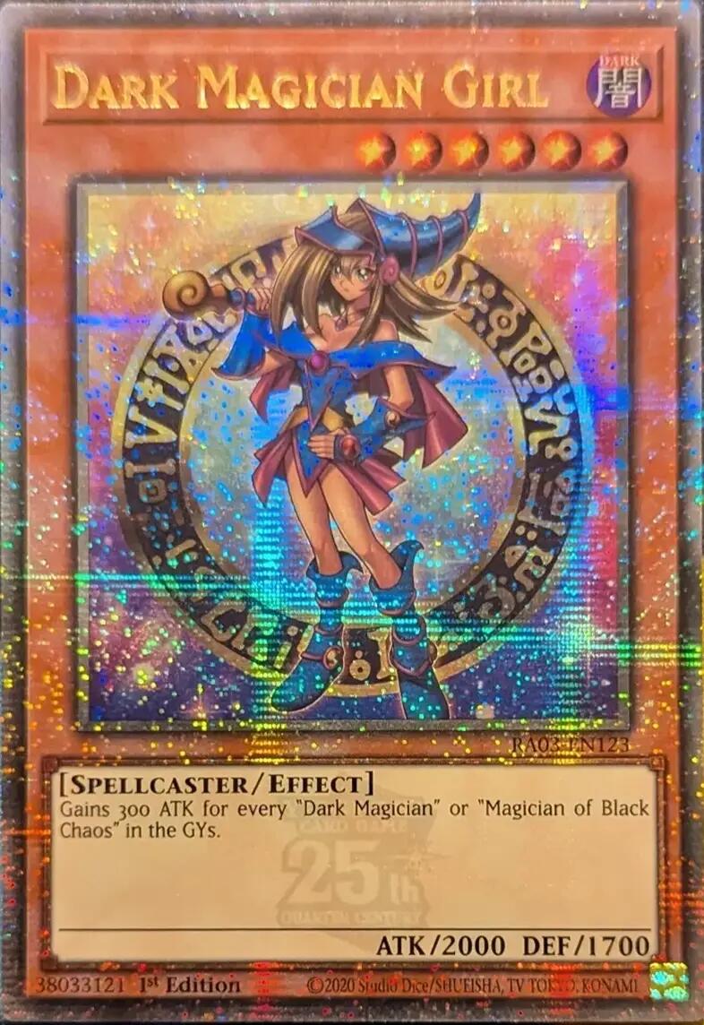 Dark Magician Girl (Quarter Century Secret Rare) (B) [RA03-EN123] Quarter Century Secret Rare | Gear Gaming Fayetteville