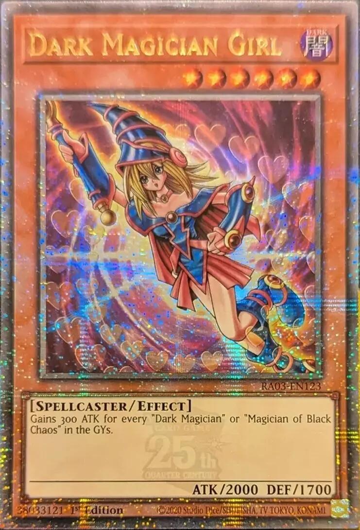 Dark Magician Girl (Quarter Century Secret Rare) (C) [RA03-EN123] Quarter Century Secret Rare | Gear Gaming Fayetteville