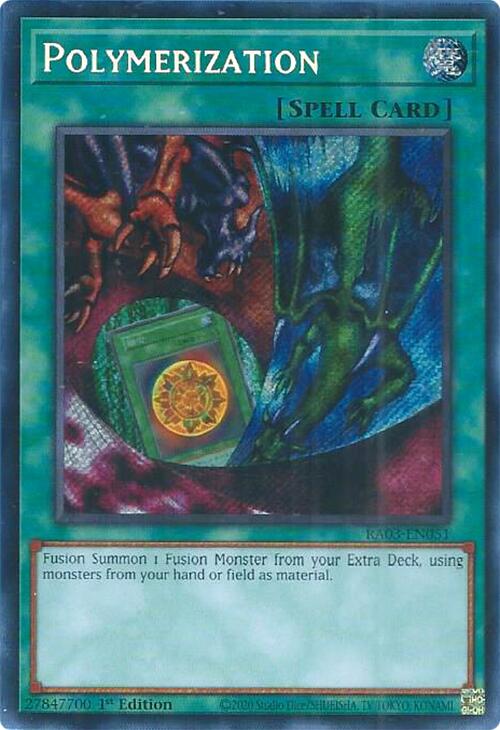 Polymerization (Alternate Art) (Secret Rare) [RA03-EN051] Secret Rare | Gear Gaming Fayetteville