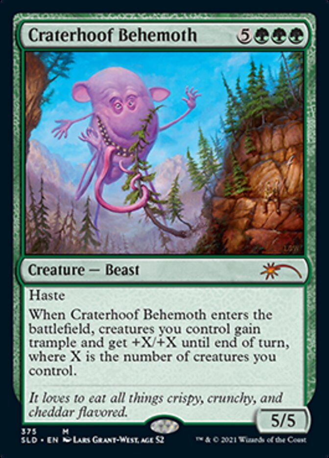 Craterhoof Behemoth (375) [Secret Lair Drop Series] | Gear Gaming Fayetteville