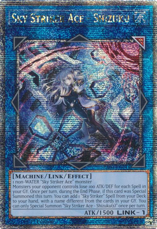 Sky Striker Ace - Shizuku (Alternate Art) (Quarter Century Secret Rare) [RA03-EN043] Quarter Century Secret Rare | Gear Gaming Fayetteville