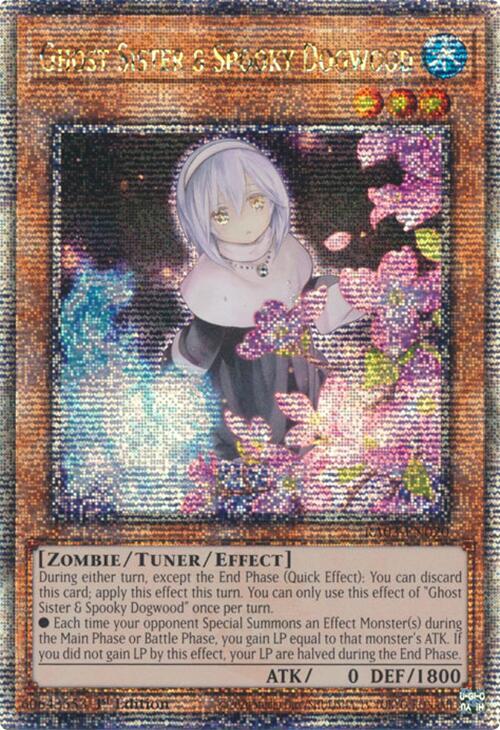 Ghost Sister & Spooky Dogwood (Alternate Art) (Quarter Century Secret Rare) [RA03-EN020] Quarter Century Secret Rare | Gear Gaming Fayetteville