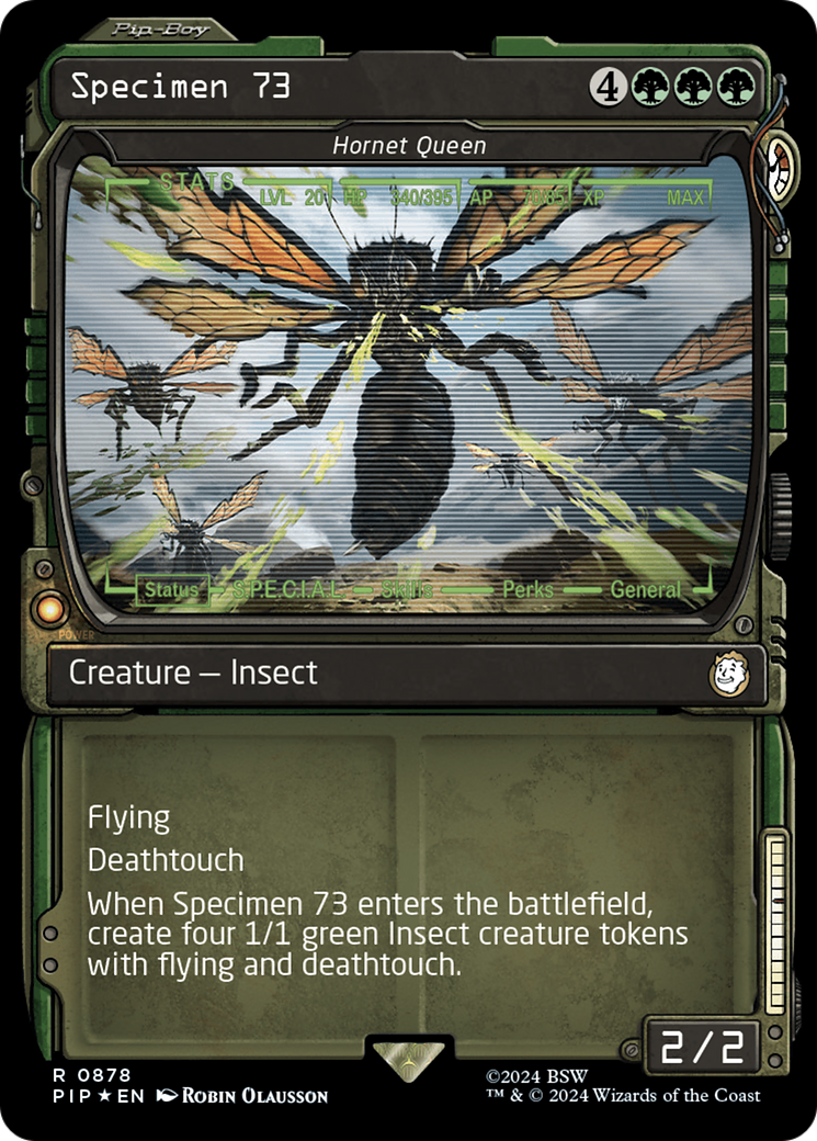 Specimen 73 - Hornet Queen (Showcase) (Surge Foil) [Fallout] | Gear Gaming Fayetteville