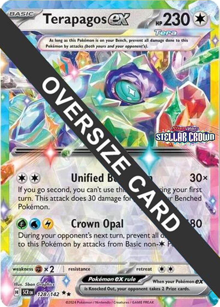 Terapagos ex (128/142) (Jumbo Card) [Scarlet & Violet: Black Star Promos] | Gear Gaming Fayetteville