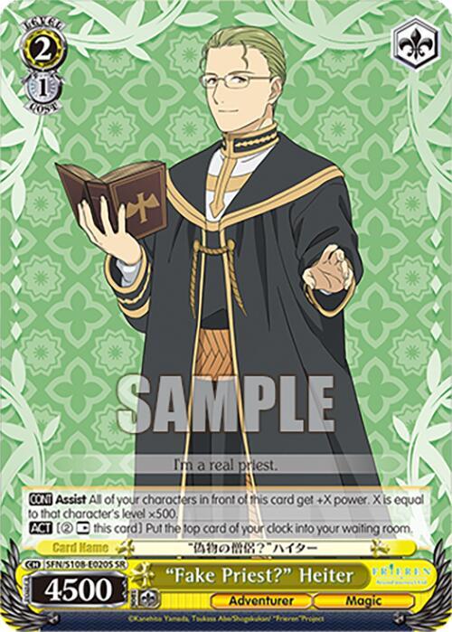 "Fake Priest?" Heiter (SR) - [Frieren: Beyond Journey’s End] | Gear Gaming Fayetteville