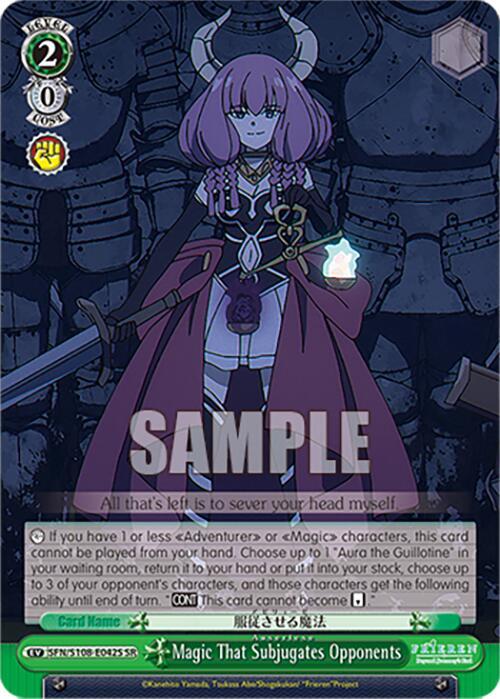 Magic That Subjugates Opponents (SR) - [Frieren: Beyond Journey’s End] | Gear Gaming Fayetteville