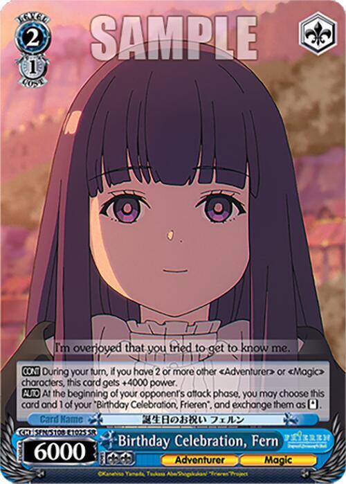 Birthday Celebration, Fern (SR) - [Frieren: Beyond Journey’s End] | Gear Gaming Fayetteville