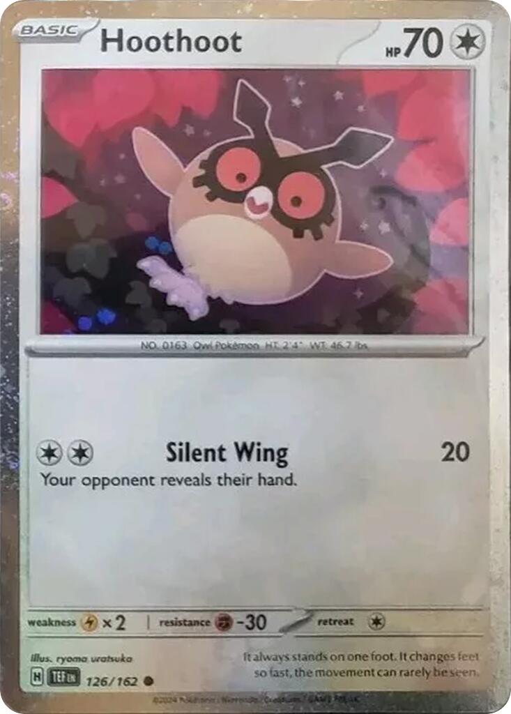 Hoothoot (126/162) (Cosmos Holo) [Scarlet & Violet Promo Cards] | Gear Gaming Fayetteville