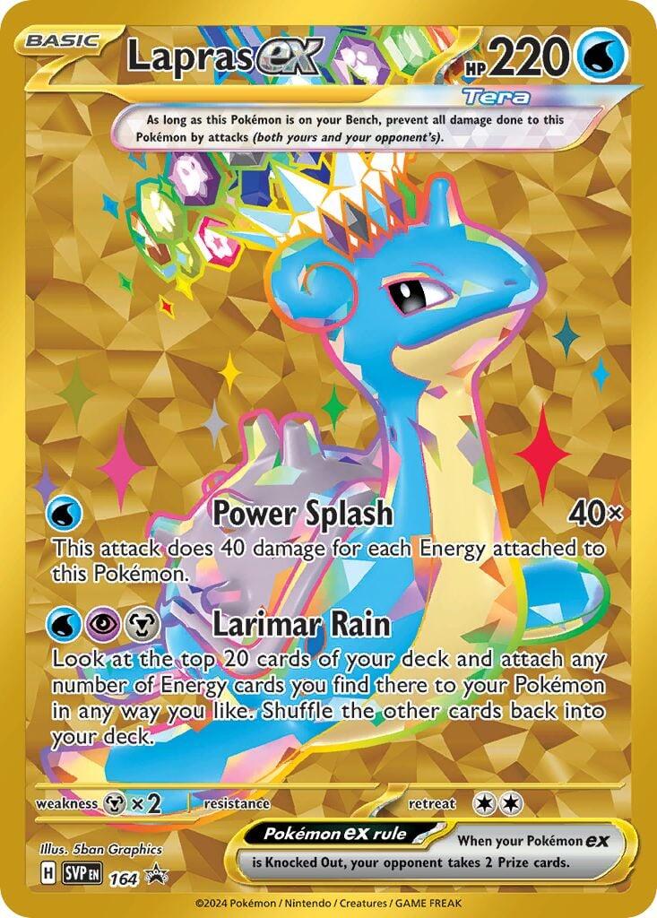 Lapras ex (164) [Scarlet & Violet: Black Star Promos] | Gear Gaming Fayetteville