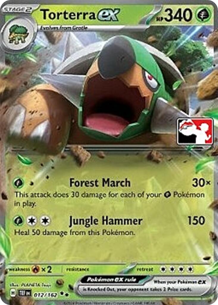 Torterra ex (012/162) [Prize Pack Series Five] | Gear Gaming Fayetteville