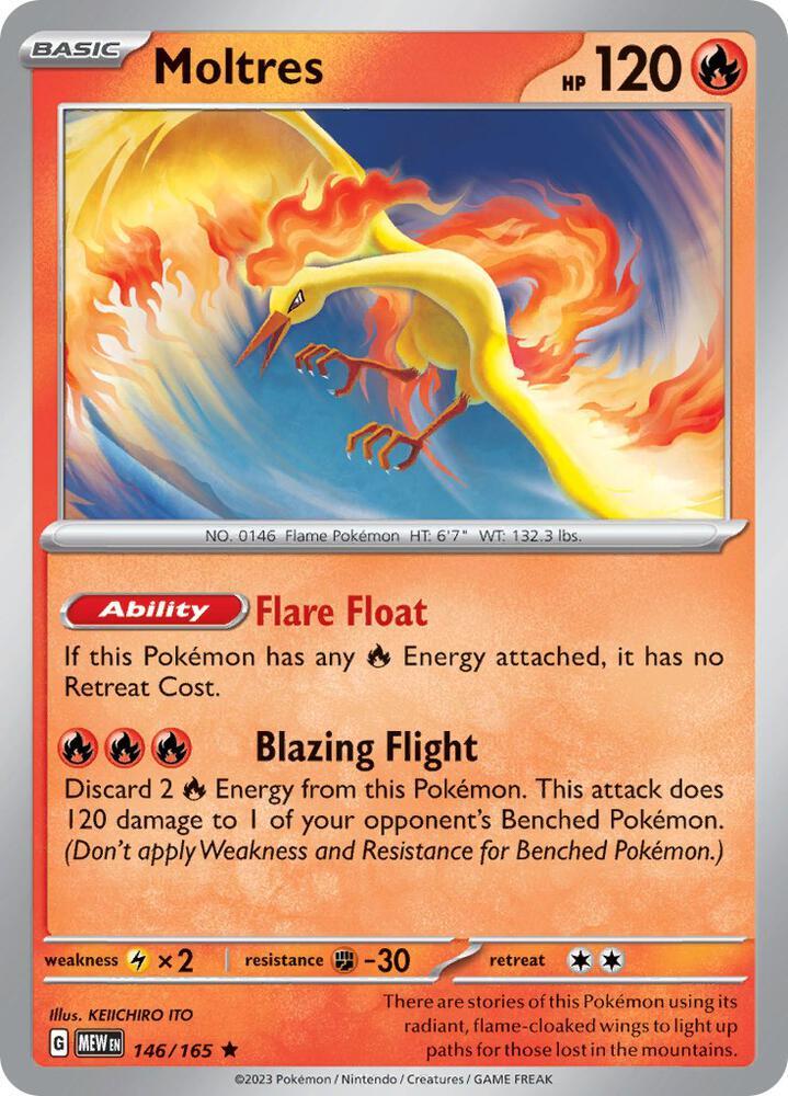 Moltres (146/165 - Deck Exclusives) [Scarlet & Violet 151] | Gear Gaming Fayetteville