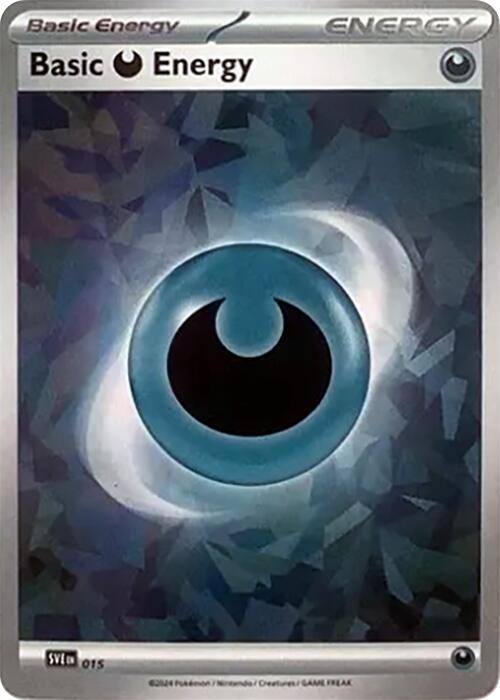 Basic Darkness Energy (015) (Cracked Ice Holo) [Scarlet & Violet: Stellar Crown] | Gear Gaming Fayetteville
