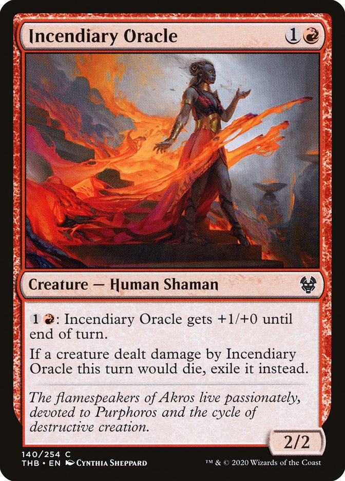 Incendiary Oracle [Theros Beyond Death] | Gear Gaming Fayetteville