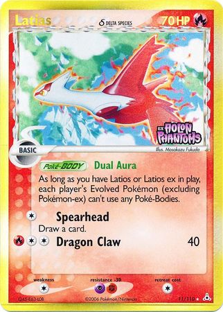 Latias (11/110) (Delta Species) (Stamped) [EX: Holon Phantoms] | Gear Gaming Fayetteville