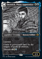 Dennick, Pious Apprentice // Dennick, Pious Apparition (Showcase Eternal Night) [Innistrad: Midnight Hunt] | Gear Gaming Fayetteville
