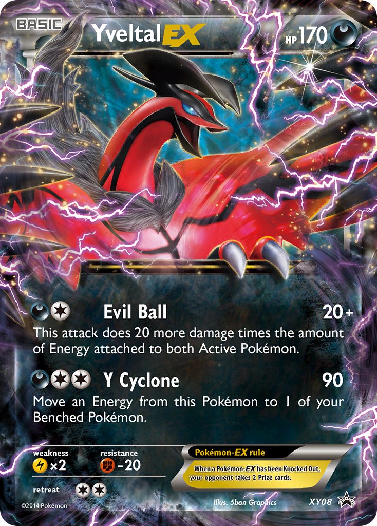 Yveltal EX (XY08) [XY: Black Star Promos] | Gear Gaming Fayetteville