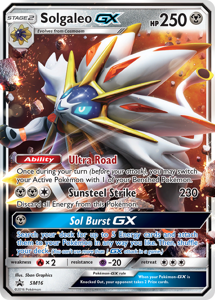 Solgaleo GX (SM16) [Sun & Moon: Black Star Promos] | Gear Gaming Fayetteville