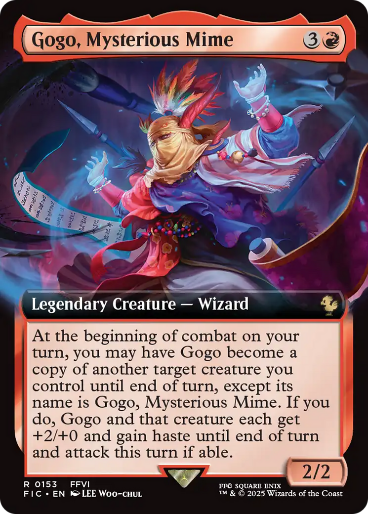 Gogo, Mysterious Mime (Extended Art) [FINAL FANTASY Commander] | Gear Gaming Fayetteville