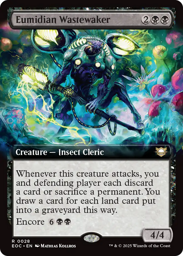 Eumidian Wastewaker (Extended Art) [Edge of Eternities Commander] | Gear Gaming Fayetteville