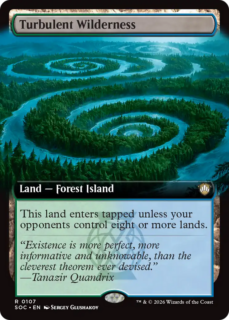 Turbulent Wilderness (Extended Art) [Secrets of Strixhaven Commander] | Gear Gaming Fayetteville