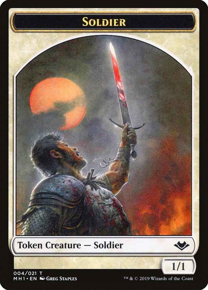 Angel (002) // Soldier (004) Double-Sided Token [Modern Horizons Tokens] | Gear Gaming Fayetteville