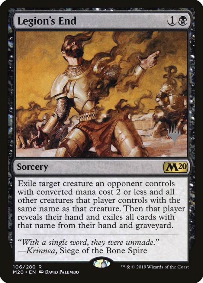 Legion's End (Promo Pack) [Core Set 2020 Promos] | Gear Gaming Fayetteville