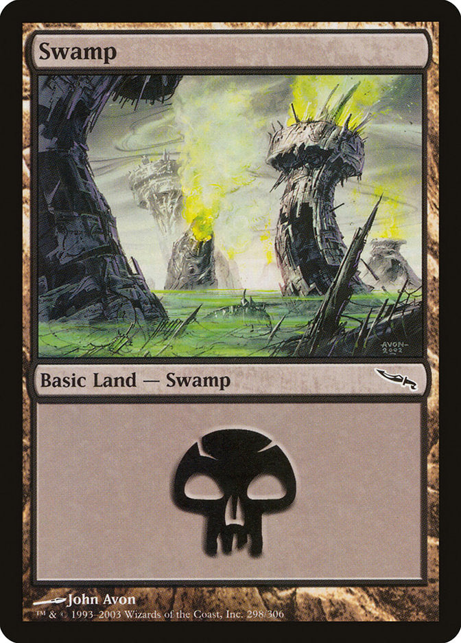 Swamp (298) [Mirrodin] | Gear Gaming Fayetteville