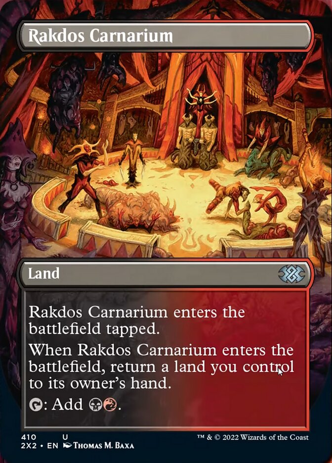 Rakdos Carnarium (Borderless Alternate Art) [Double Masters 2022] | Gear Gaming Fayetteville