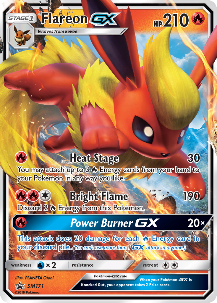 Flareon GX (SM171) [Sun & Moon: Black Star Promos] | Gear Gaming Fayetteville
