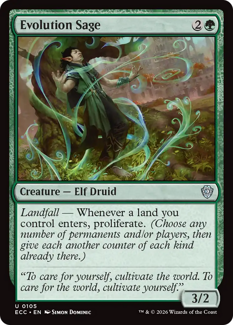 Evolution Sage [Lorwyn Eclipsed Commander] | Gear Gaming Fayetteville