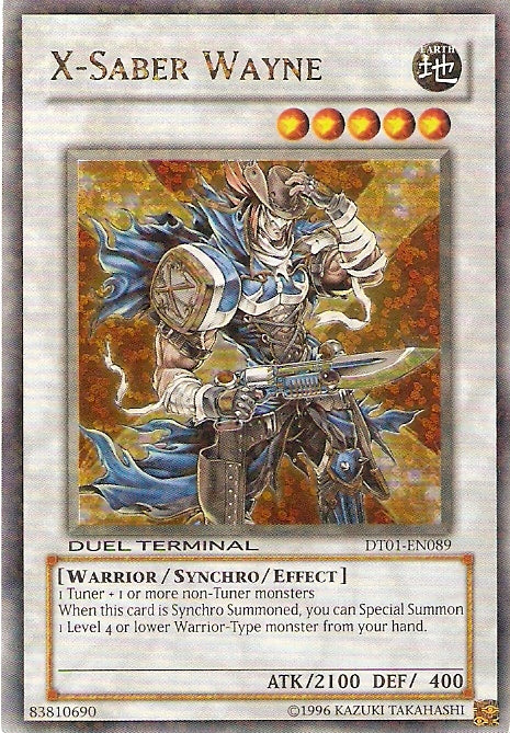 X-Saber Wayne [DT01-EN089] Ultra Rare | Gear Gaming Fayetteville
