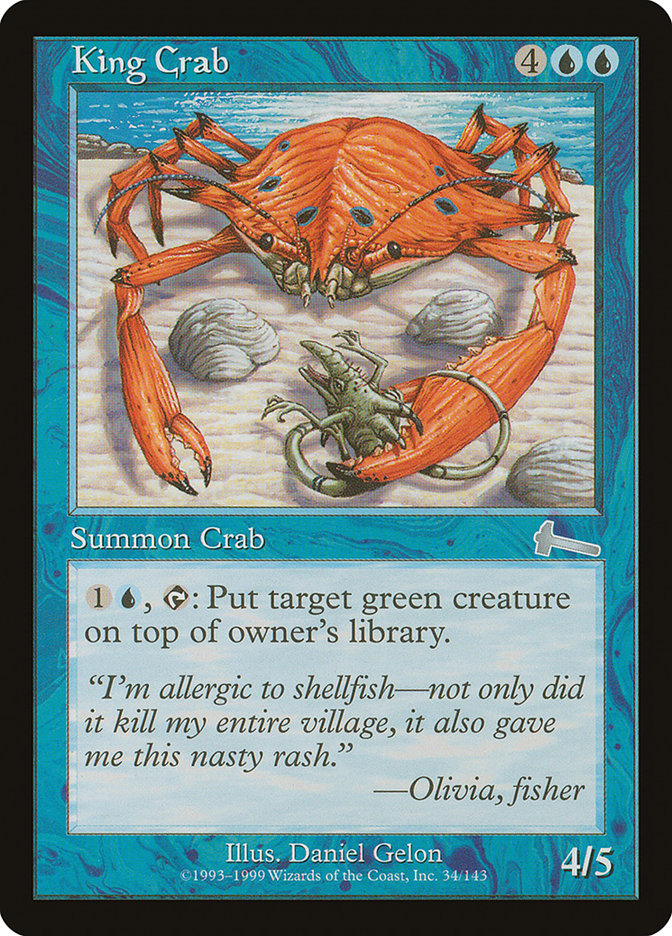 King Crab [Urza's Legacy] | Gear Gaming Fayetteville