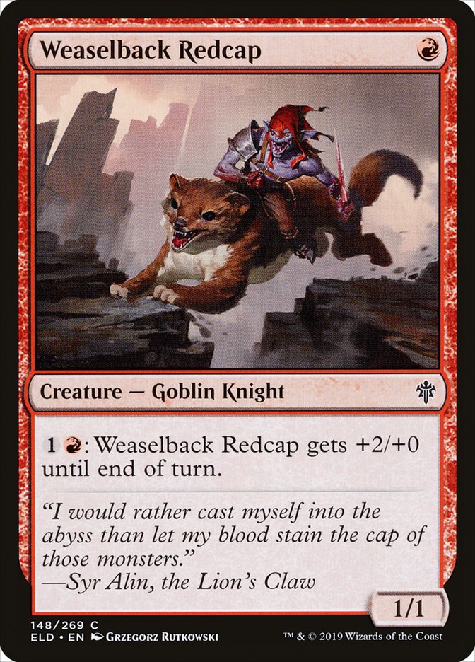 Weaselback Redcap [Throne of Eldraine] | Gear Gaming Fayetteville